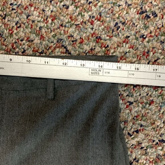 Banana Republic Harrison Gray Stretch High Rise Straight Leg Dress Pants Size 6 - Picture 10 of 13